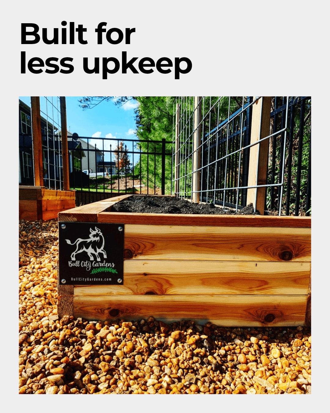 A garden can look beautiful for one season and still be hard to live with.

The one that stays useful long term is built for maintenance, not just the first wow moment.

A little weeding, watering, and cleanup on a regular rhythm keeps the whole space working for you.

If you want a garden that stays productive, contact us to install it.